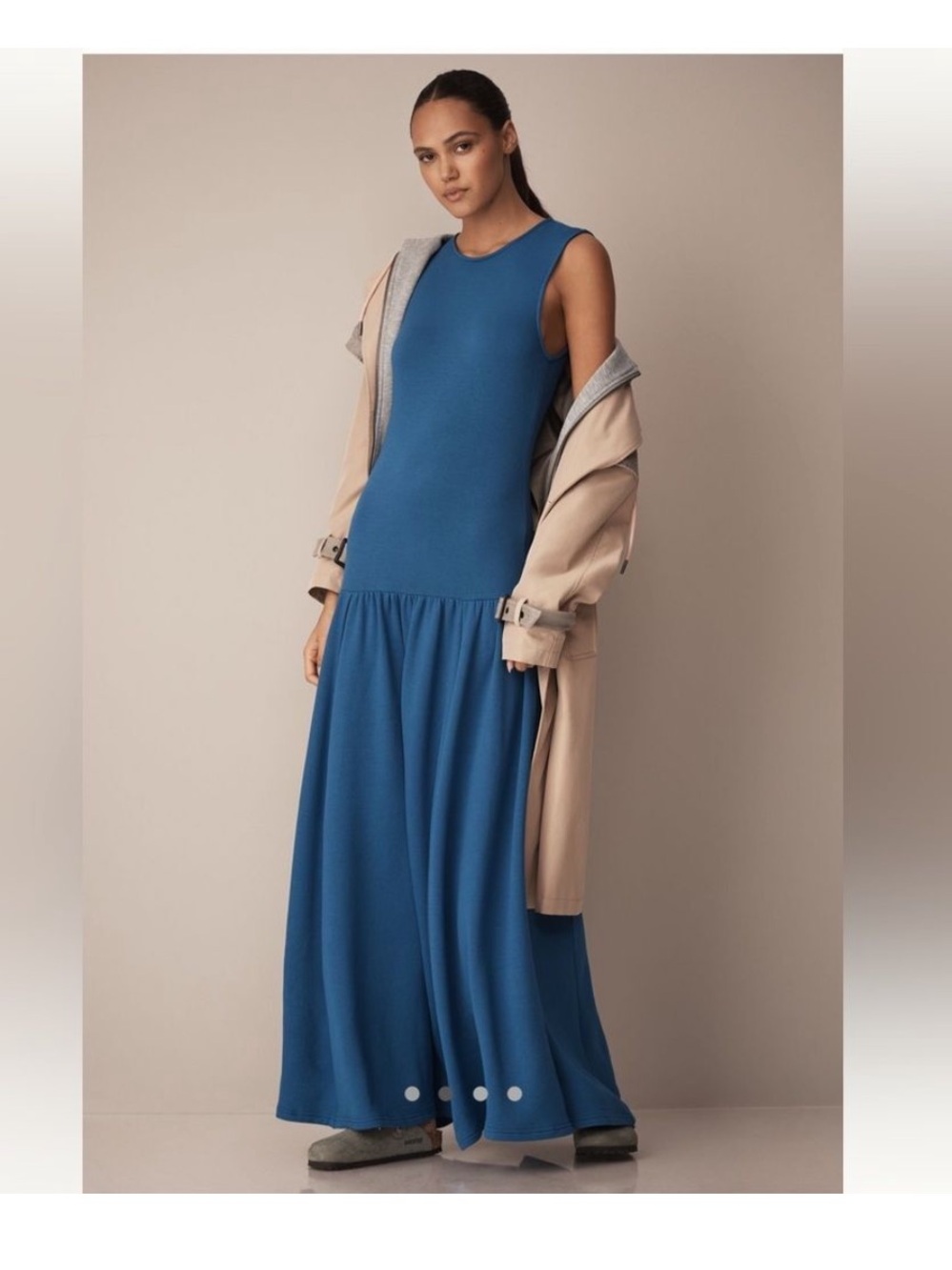 Daily Practice Anthropologie Drop Waist Maxi Dress